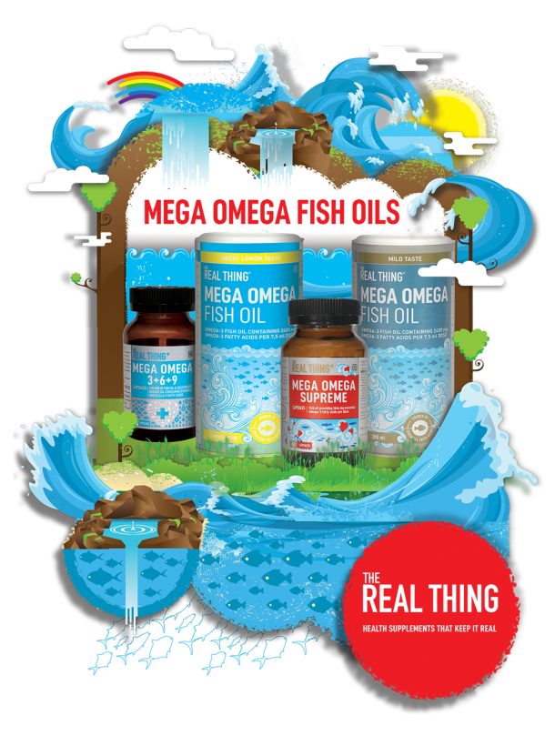 Mega Omega Fish Oil 